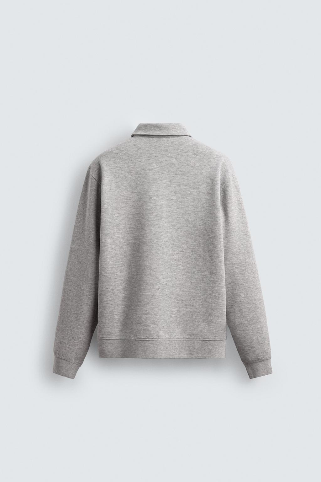 ТОЛСТОВКА ПОЛО ИЗ ИНТЕРЛОКА НА МОЛНИИ