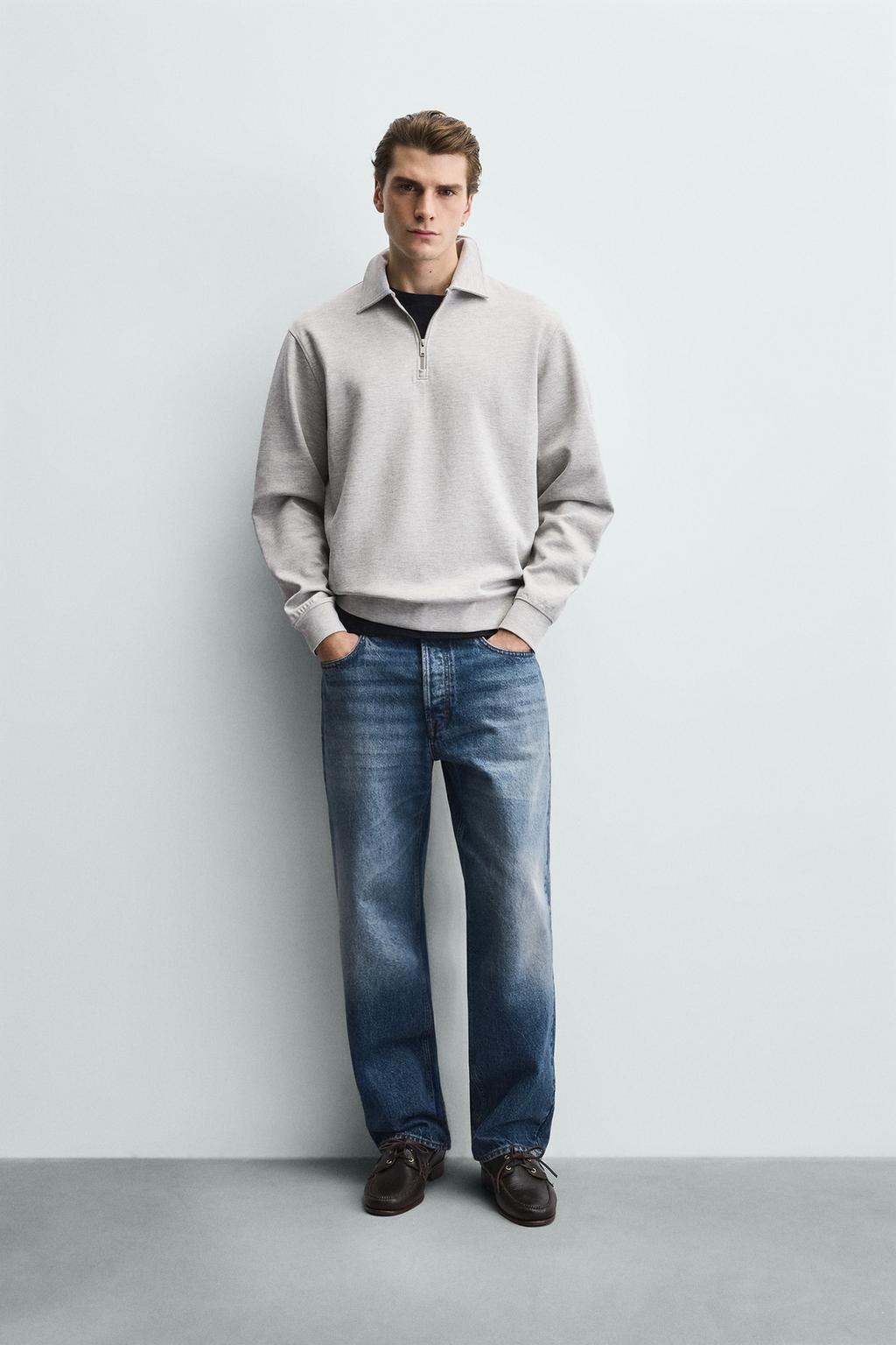 ТОЛСТОВКА ПОЛО ИЗ ИНТЕРЛОКА НА МОЛНИИ