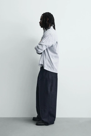 Брюки карго с заклепками- Заказать в России