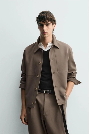 Куртка-рубашка BOXY FIT- Заказать в России