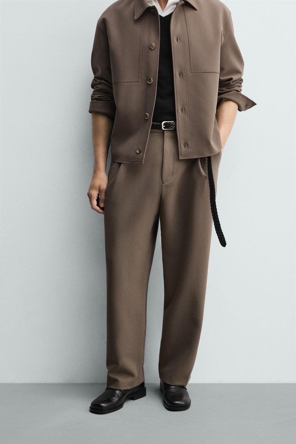 БРЮКИ RELAXED FIT СО СКЛАДКАМИ