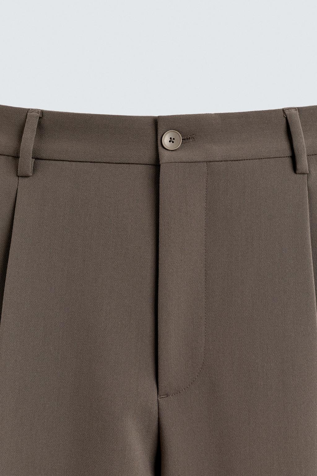 БРЮКИ RELAXED FIT СО СКЛАДКАМИ