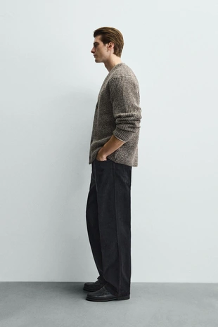 Кардиган в рубчик- Заказать в России