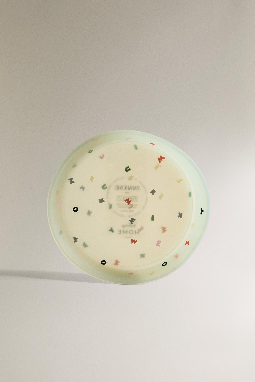 Детская тарелка из силикона с микки и минни ©disney