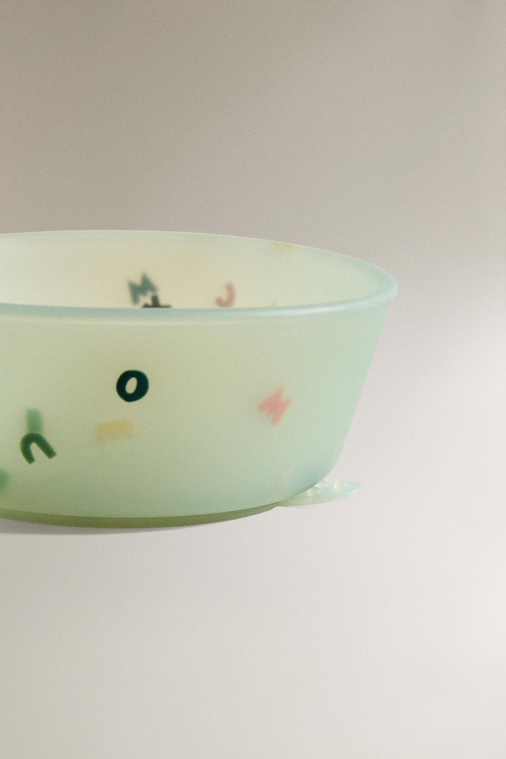 Детская миска из силикона с микки и минни ©disney