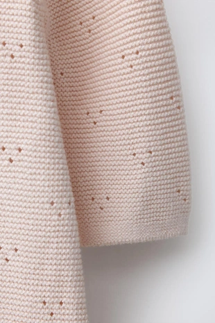 Комбинезон вязаный, воротник крючком, вышитые цветы- Заказать в России