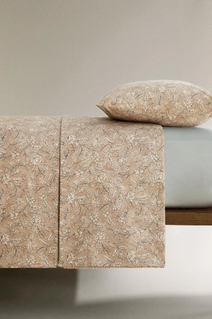 Beige | 6191/088/710 - Zara Покрывало с цветочным принтом