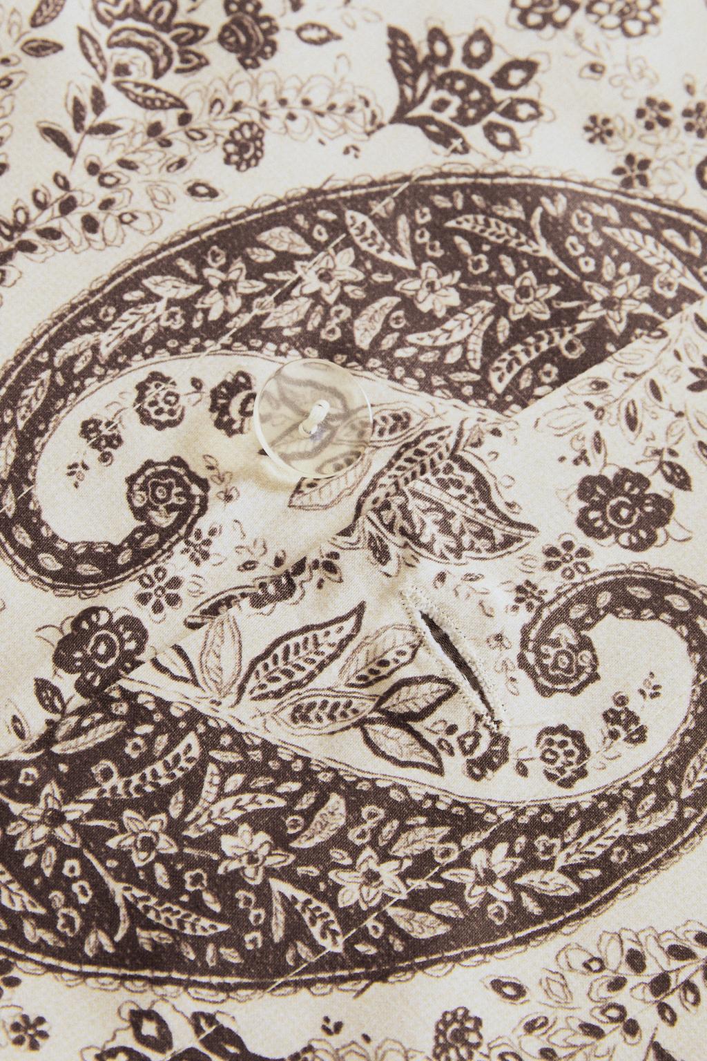 Покрывало с пейсли на сатине