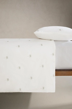 Покрывало с яркими макраме и вышитыми пальмами- Заказать в России