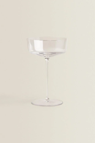 Фужер для игристого вина из душеного кристалла- Заказать в России