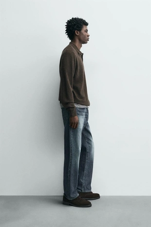 Поло классического кроя из смесовой шерсти- Заказать в России