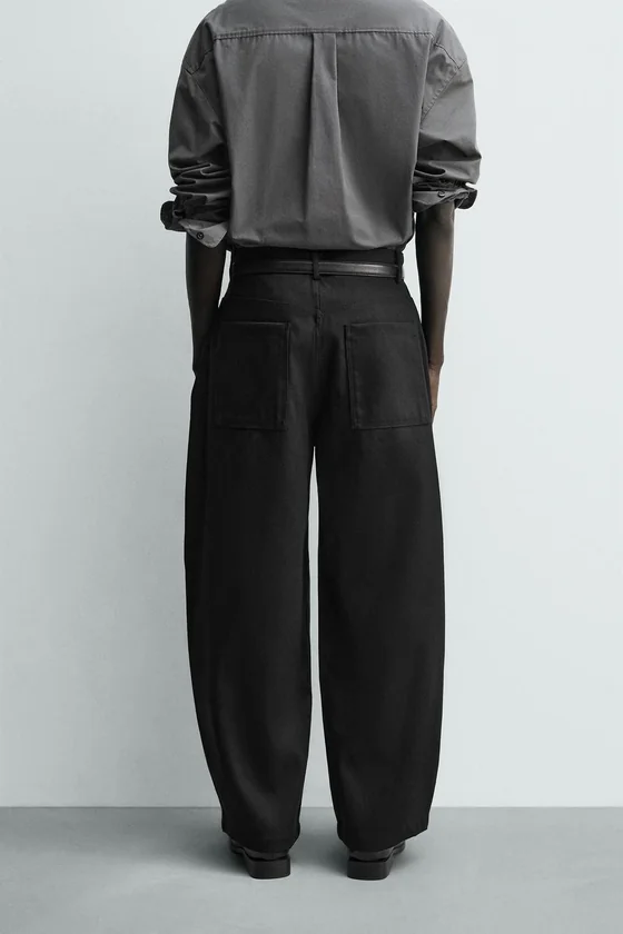 БРЮКИ  FIT ИЗ ЛИОЦЕЛЛА И ХЛОПКА