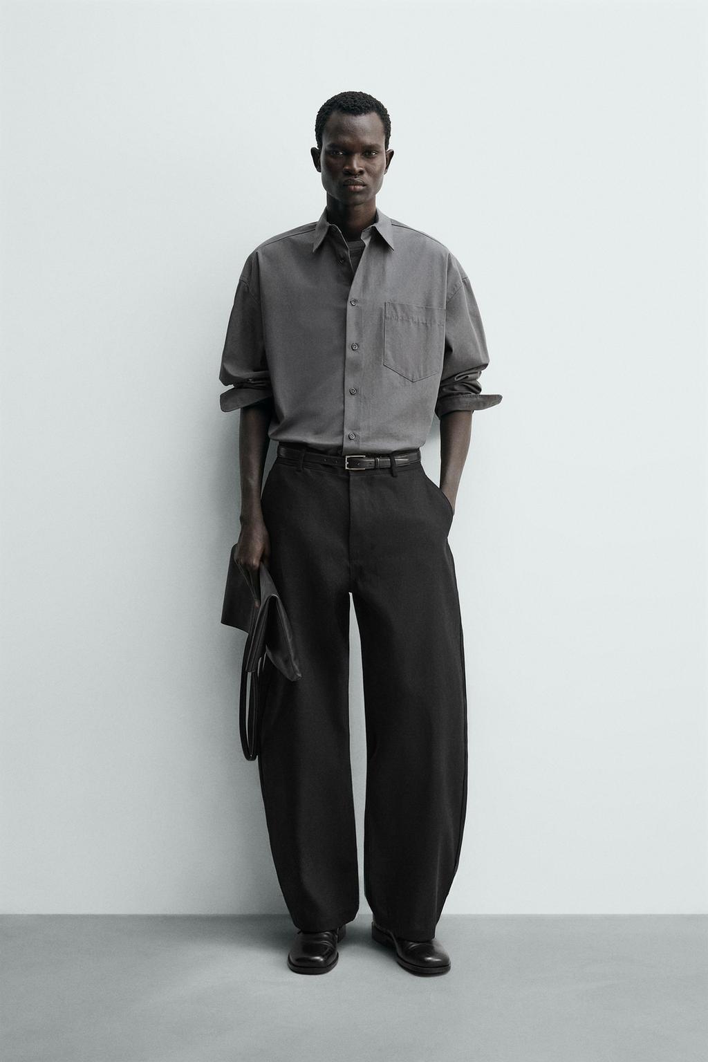 БРЮКИ BARREL FIT ИЗ ЛИОЦЕЛЛА И ХЛОПКА