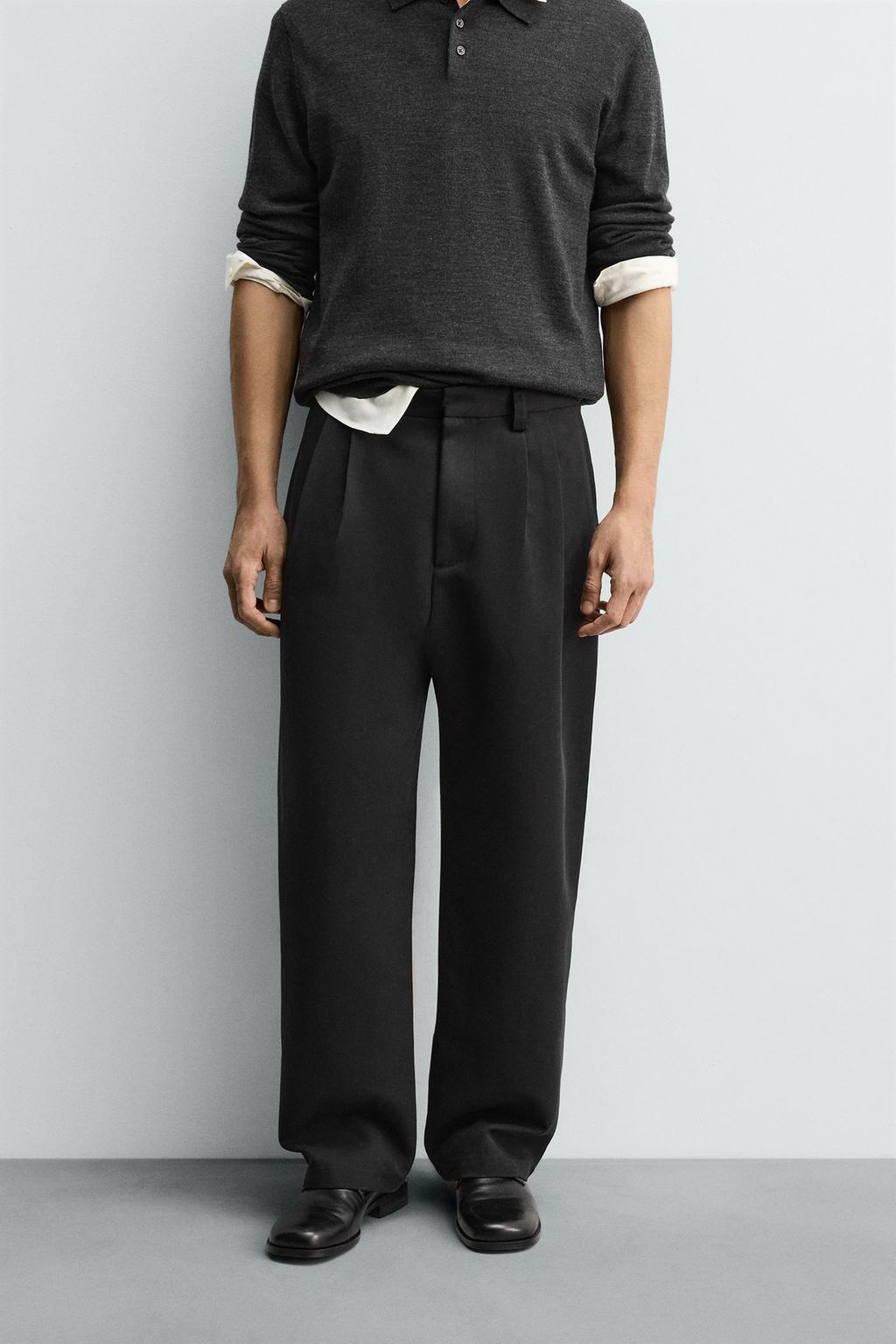 БРЮКИ RELAXED BALLOON FIT СО СКЛАДКАМИ