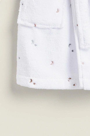 Детский халат с луной и звездой- Заказать в России