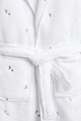 Детский халат с луной и звездой- Заказать в России