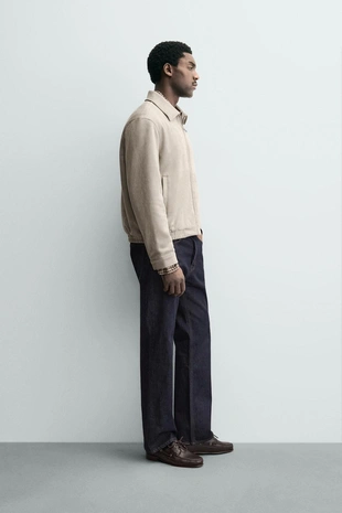 Куртка из искусственной замши