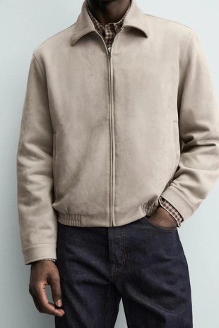 Куртка из искусственной замши- Заказать в России