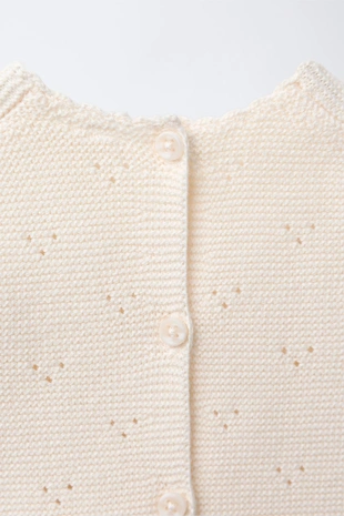 Вязаный джемпер с цветочной вышивкой- Заказать в России