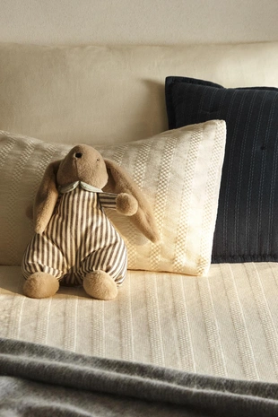 Детское покрывало в полоску с текстурой- Заказать в России