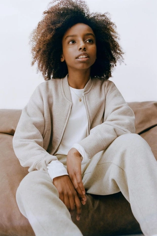 Толстовка-джоггер с прорезиненной надписью