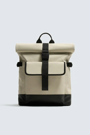 Прорезиненный рюкзак с клапаном- Заказать в России