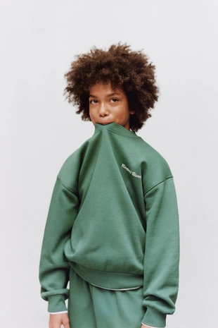 Комплект из толстовки и джоггеров с текстовой вышивкой- Заказать в России