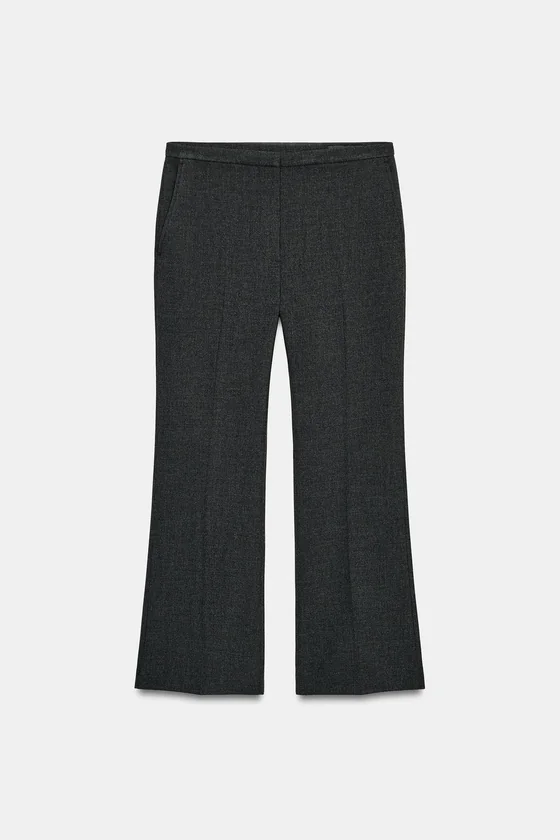 УКОРОЧЕННЫЕ РАСКЛЕШЕННЫЕ БРЮКИ коллекция Zara «ZW»