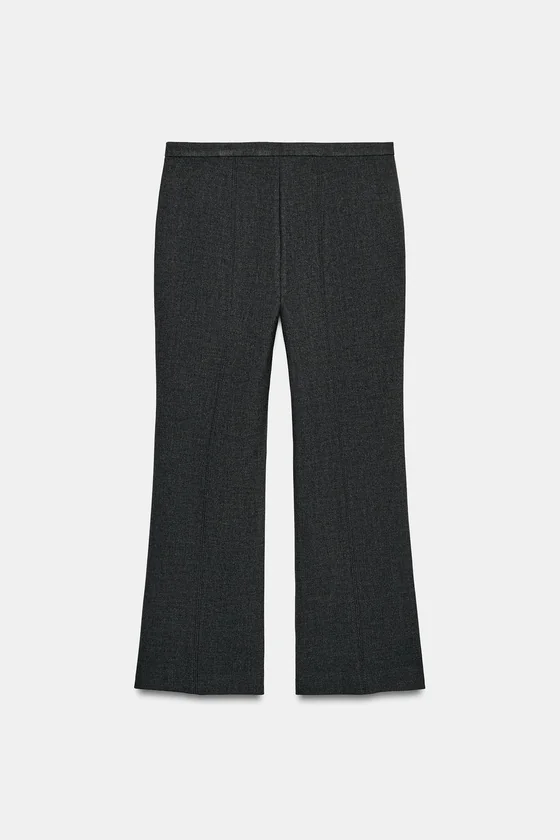 УКОРОЧЕННЫЕ РАСКЛЕШЕННЫЕ БРЮКИ коллекция Zara «ZW»