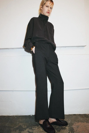 Укороченные расклешенные брюки ZW COLLECTION- Заказать в России