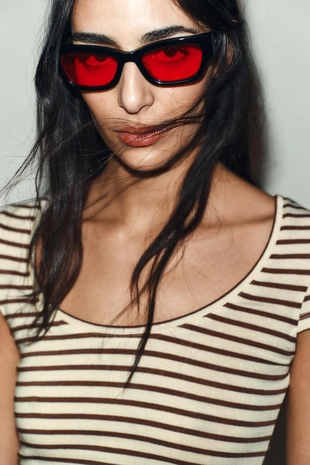 Футболка в полоску с коротким рукавом- Заказать в России