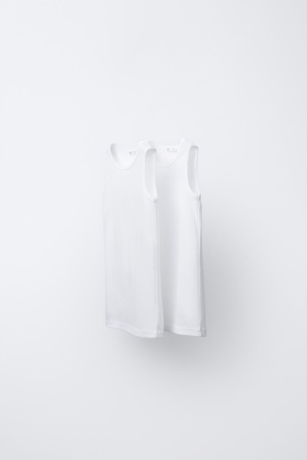 НАБОР ИЗ ДВУХ ФУТБОЛОК БЕЗ РУКАВОВ