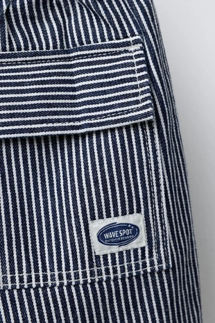 Джинсы BAGGY в полоску- Заказать в России