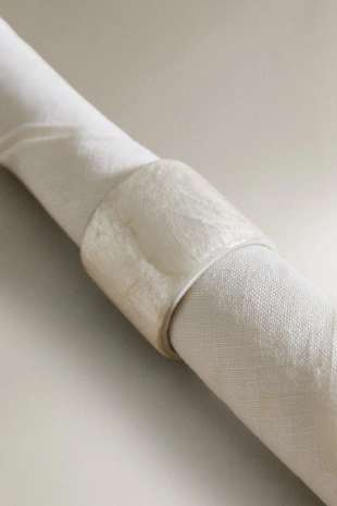 Набор кольцев для салфеток из раковины (набор из 4 штук)- Заказать в России