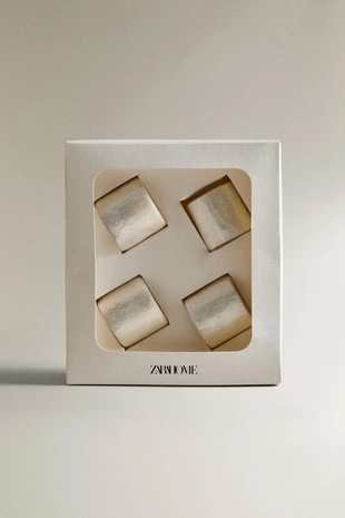 Набор кольцев для салфеток из раковины (набор из 4 штук)- Заказать в России