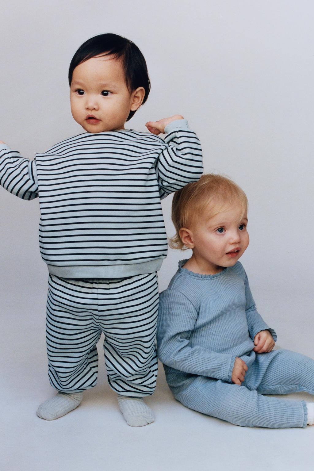 КОМПЛЕКТ ТОЛСТОВКА И БРЮКИ-ДЖОГГЕРЫ В ПОЛОСКУ