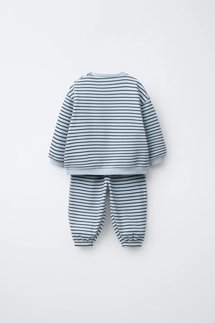 Комплект толстовка и брюки-джоггеры в полоску- Заказать в России