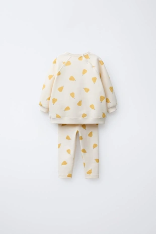 Комплект из толстовки и леггинсов с принтом «груши»- Заказать в России