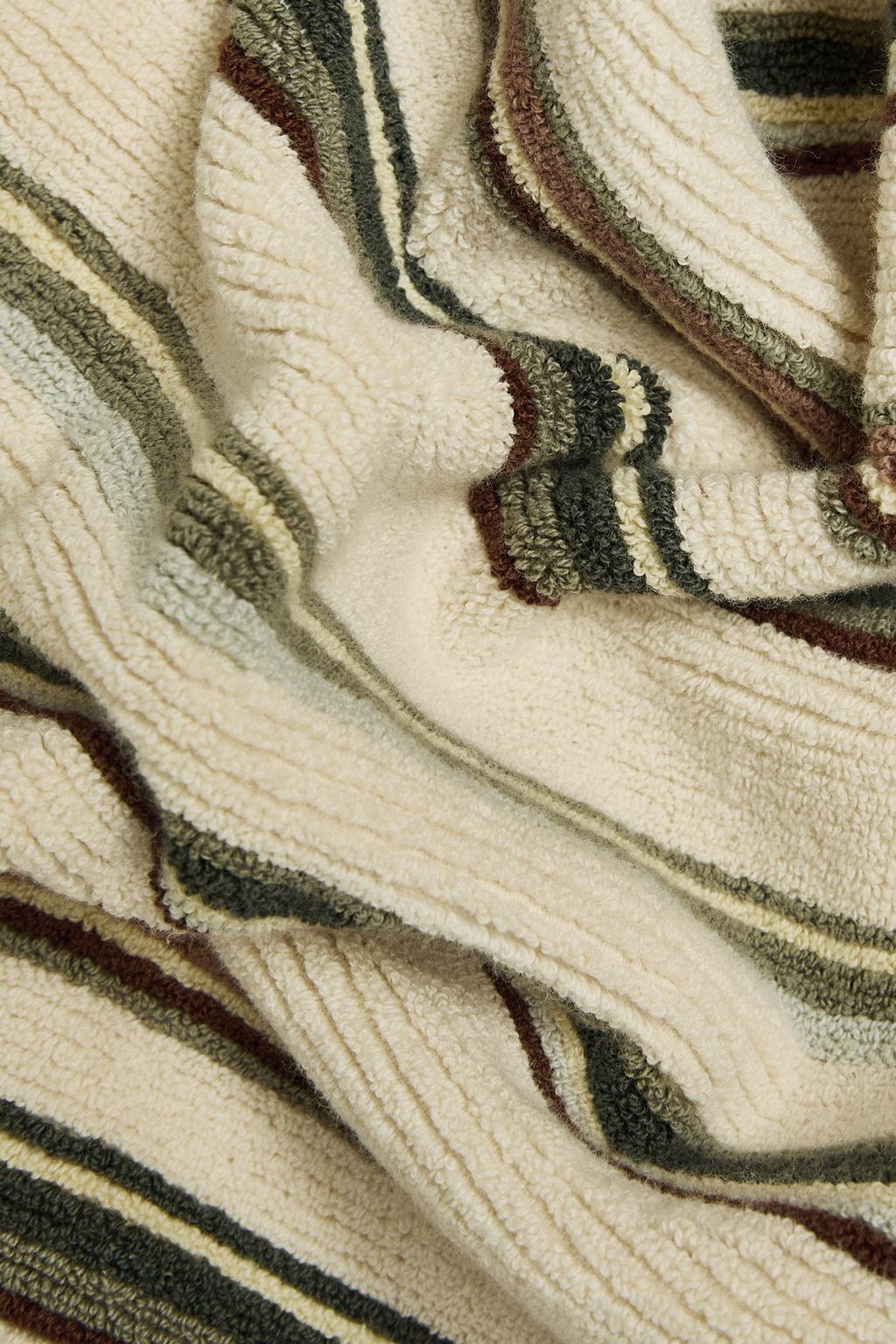 Коврик для ванны с неровными полосами