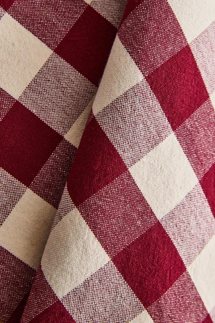 Набор больших хлопковых чайных полотенец в клетку (набор из 2)- Заказать в России