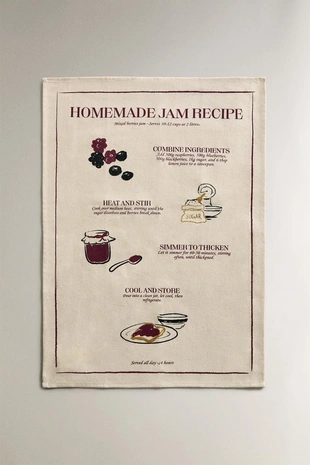 Набор кухонных полотенец с джемом (набор из 2 штук)- Заказать в России