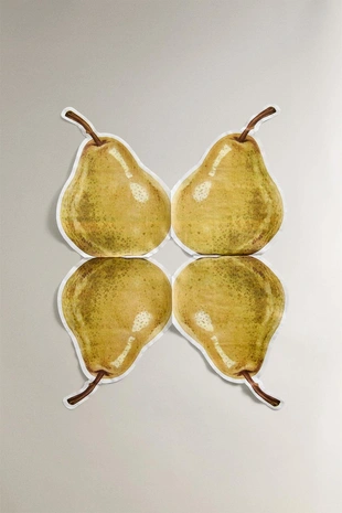 Набор бумажных салфеток с грушей (упаковка из 20 штук)- Заказать в России