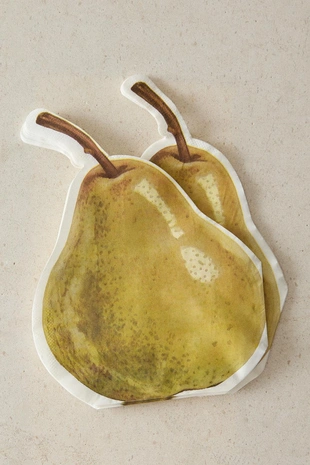 Набор бумажных салфеток с грушей (упаковка из 20 штук)- Заказать в России