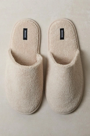 Тапочки для ванной комнаты из махровой ткани- Заказать в России