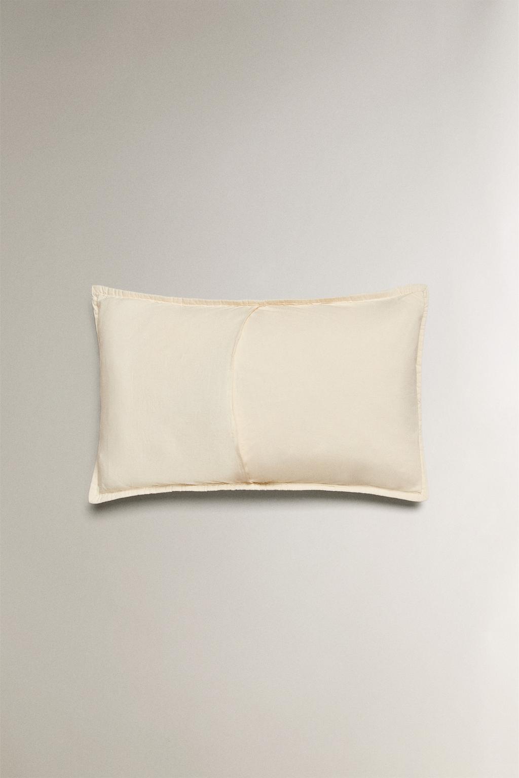 Детский стёганный хлопковый чехол на подушку в полоску