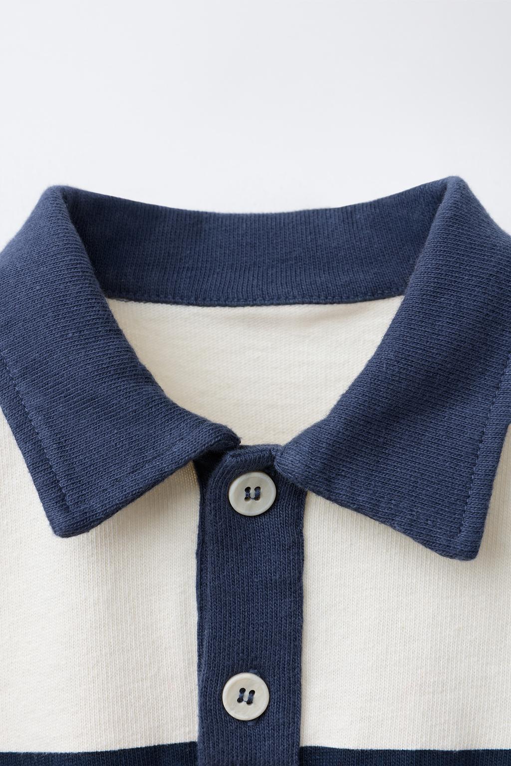 ПОЛО В ПОЛОСКУ С ЭТИКЕТКОЙ