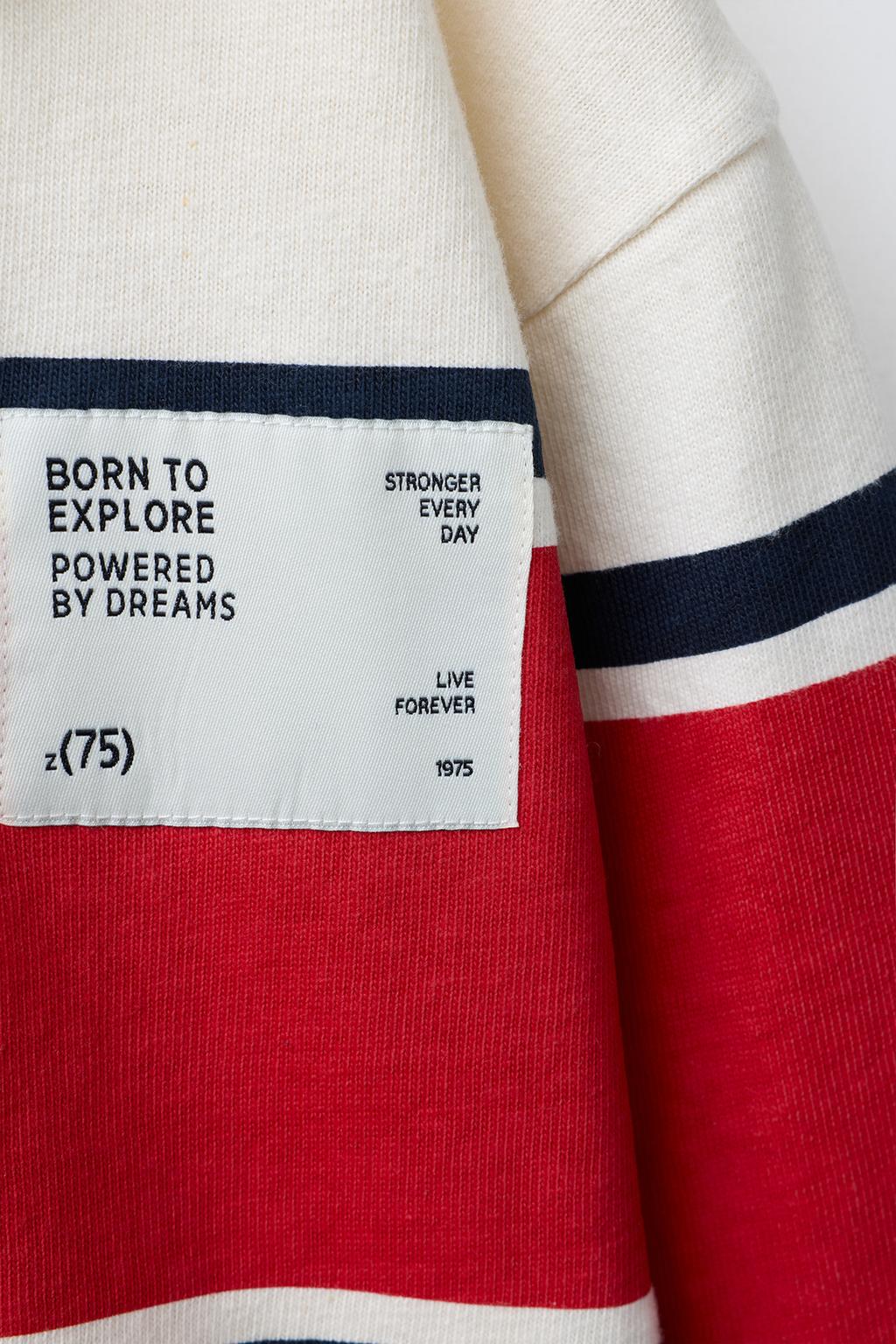 ПОЛО В ПОЛОСКУ С ЭТИКЕТКОЙ