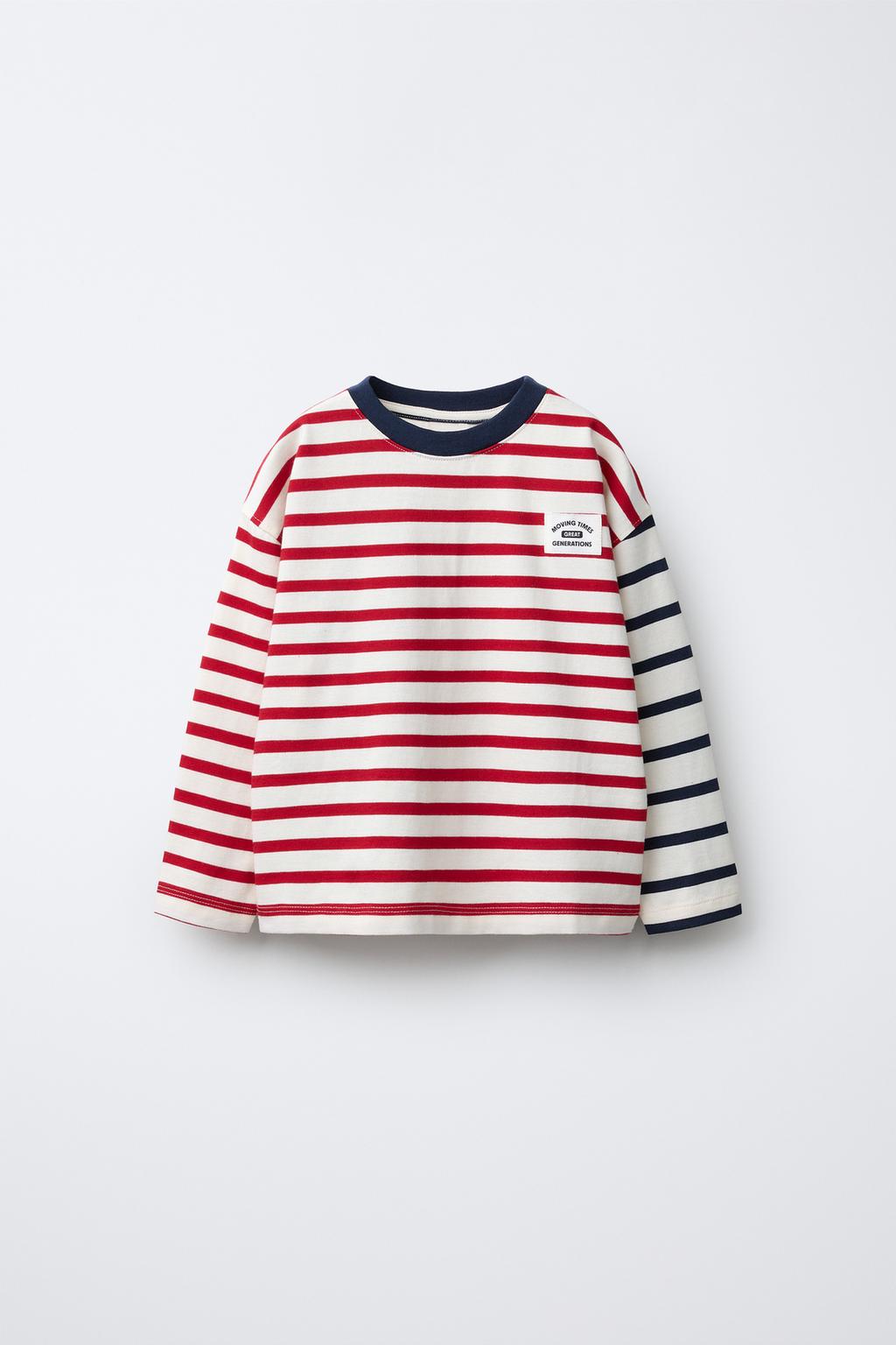 ФУТБОЛКА В ПОЛОСКУ КОМБИНИРОВАННАЯ