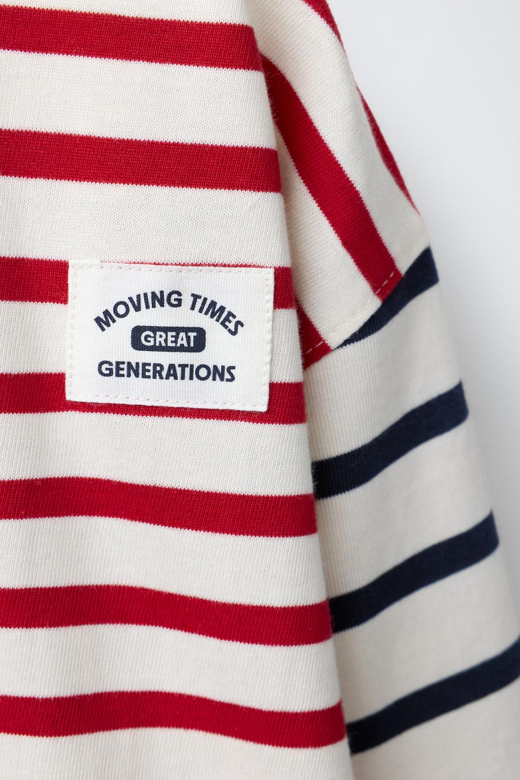 ФУТБОЛКА В ПОЛОСКУ КОМБИНИРОВАННАЯ