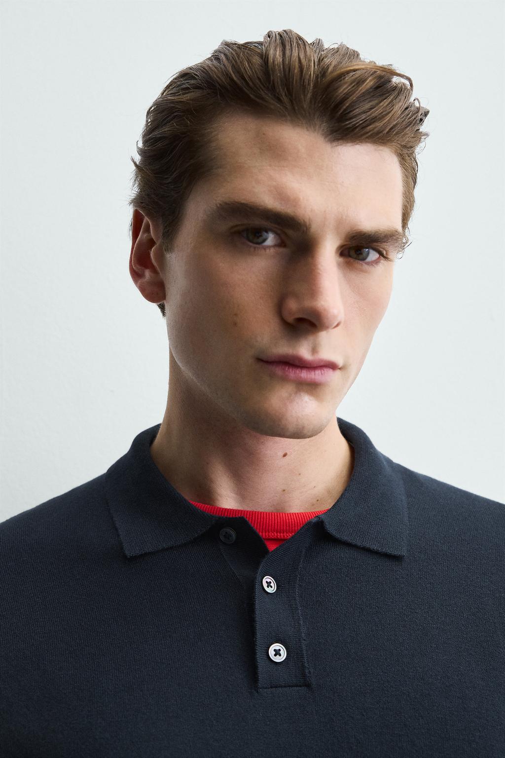 ПОЛО ИЗ ТРИКОТАЖА КЛАССИЧЕСКОГО КРОЯ